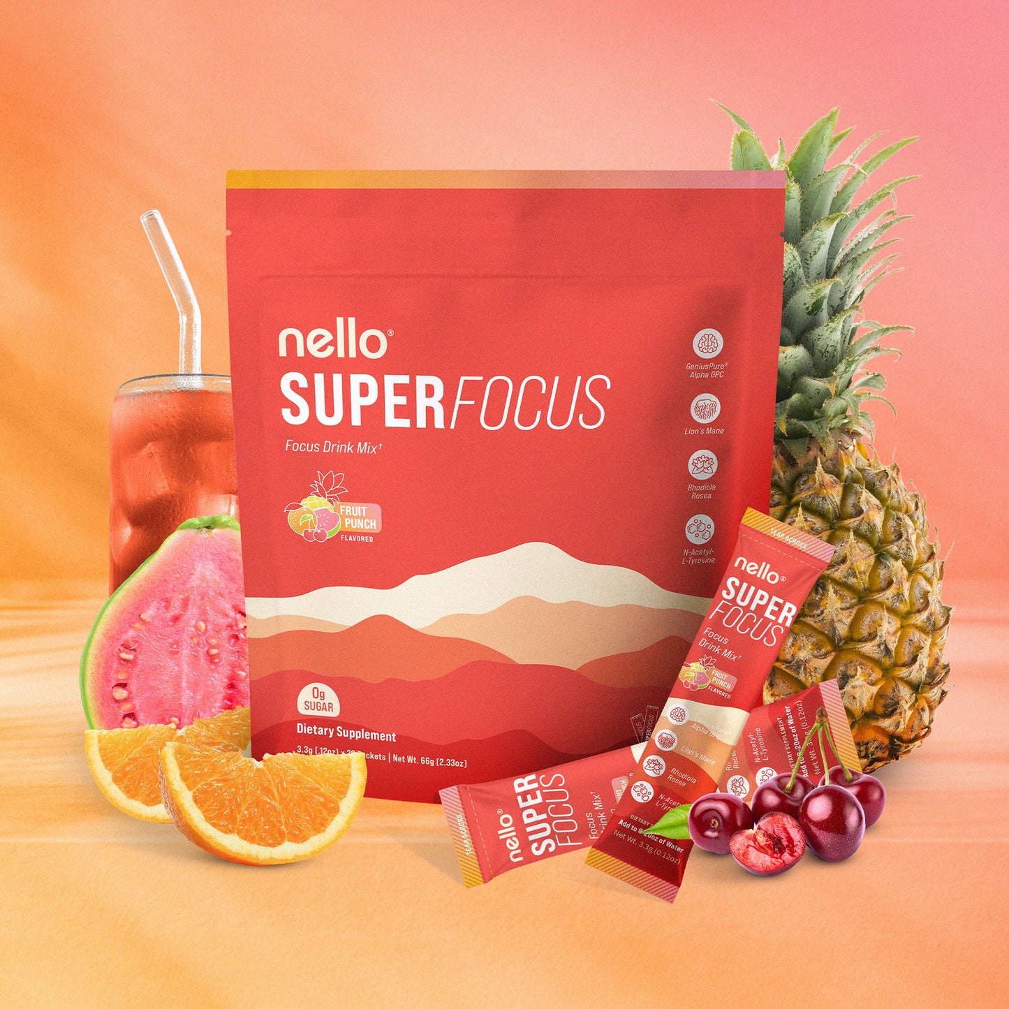 Superfocus Fruit Punch - Sachet